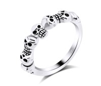 Mini Skulls Surgical Steel Rings SKR-01